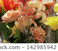 Colorful artificial flower bouquet 142985942
