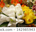 Colorful artificial flower bouquet 142985943