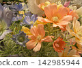 Colorful artificial flower bouquet 142985944