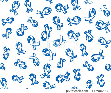 Aid ribbon logo. Vector drawing Aid ribbon logo. Vector drawing 142986357