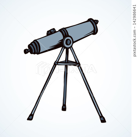 Spyglass. Vector drawing Spyglass. Vector drawing 142986641