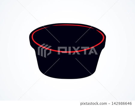 Basin. Vector drawing Basin. Vector drawing 142986646