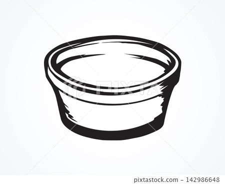 Basin. Vector drawing Basin. Vector drawing 142986648
