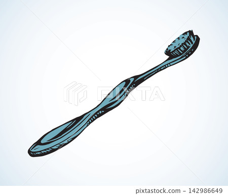 Toothbrush. Vector illustration Toothbrush. Vector illustration 142986649