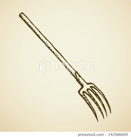 Forks. Vector drawing Forks. Vector drawing 142986684