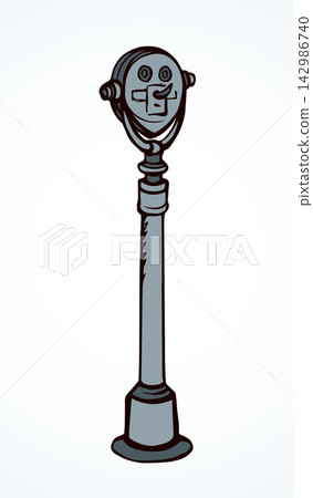 Spyglass. Vector drawing Spyglass. Vector drawing 142986740