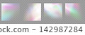 Crystal glass prism with holographic reflections and rainbow flare effect. Colorful confetti leaks, diamond glare streaks, and an abstract luminous background with iridescent light overlay. 142987284