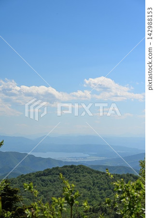 The mountain range towards Inawashiro as seen from the Bandai-Azuma Skyline (Fukushima City, Fukushima Prefecture) The mountain range towards Inawashiro as seen from the Bandai-Azuma Skyline (Fukushima City, Fukushima Prefecture) 142988153