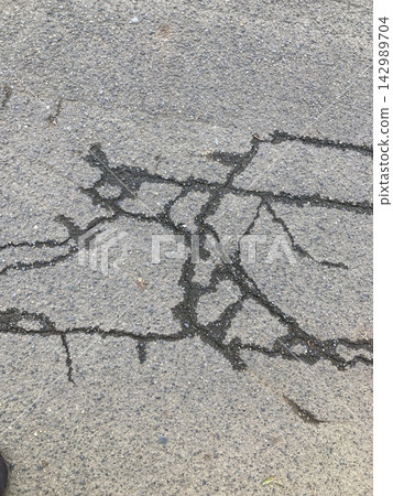 Cracked asphalt 2 Cracked asphalt 2 142989704