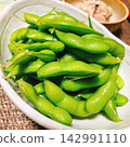 新鮮煮熟、色澤鮮亮的毛豆——夏天的味道。 142991110