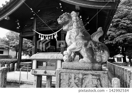 春日井市神陵神明神社的狛犬（守護獅犬） 142992584