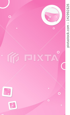 Vertical material; refreshing gradient with transparent bubbles; pink color. Vertical material; refreshing gradient with transparent bubbles; pink color. 142992826