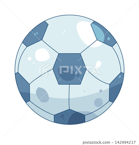 Illustration of soccer ball Illustration of soccer ball 142994217