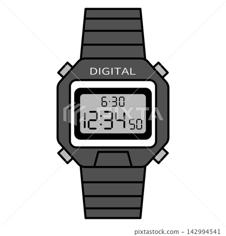 Square-screen digital watch Square-screen digital watch 142994541