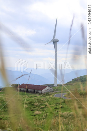 Scenery with windmill Scenery with windmill 142994683