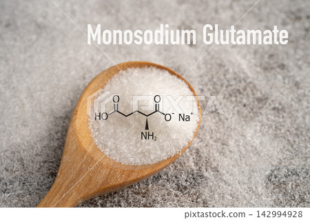 MSG Monosodium glutamate flavor enhancer added to make food taste better. MSG Monosodium glutamate flavor enhancer added to make food taste better. 142994928