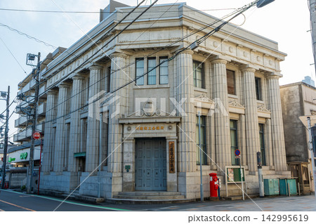 川越商工會議所的歷史悠久的西式建築。日本埼玉縣川越市 川越商工會議所的歷史悠久的西式建築。日本埼玉縣川越市 142995619