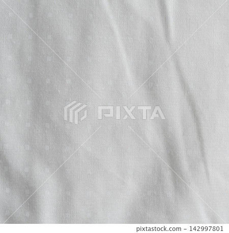 White bed sheet background White bed sheet background 142997801