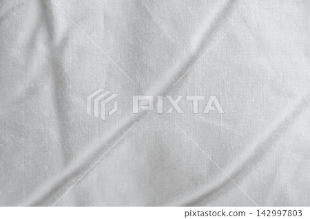 White bed sheet background White bed sheet background 142997803