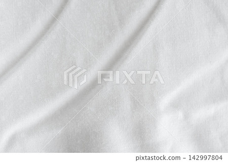 White bed sheet background White bed sheet background 142997804