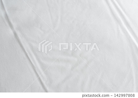 White bed sheet background White bed sheet background 142997808