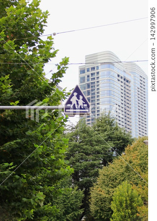東京街頭的路標場景 東京街頭的路標場景 142997906