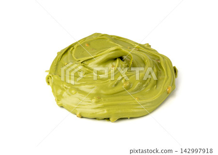 Pistachio cream, dubai green chocolate butter Pistachio cream, dubai green chocolate butter 142997918