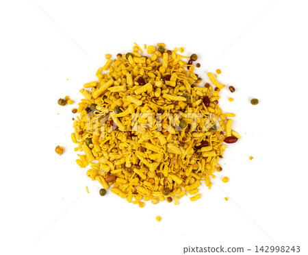 Khatta meetha namkeen textured background 142998243