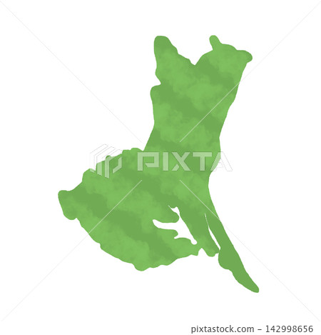 手繪的茨城縣地圖 手繪的茨城縣地圖 142998656