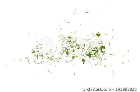 Fresh chopped herbs isolated Fresh chopped herbs isolated 142998820