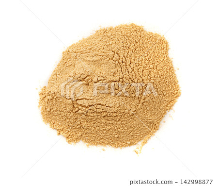 Maca powder isolated, dry Peruvian ginseng powder, ground ayak willku superfood, organic Maca powder isolated, dry Peruvian ginseng powder, ground ayak willku superfood, organic 142998877