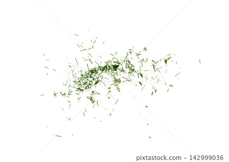 Fresh chopped herbs isolated Fresh chopped herbs isolated 142999036