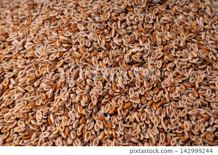 Plantago ovata seeds, Psyllium husk, isabgol dietary fiber or ispaghula Plantago ovata seeds, Psyllium husk, isabgol dietary fiber or ispaghula 142999244