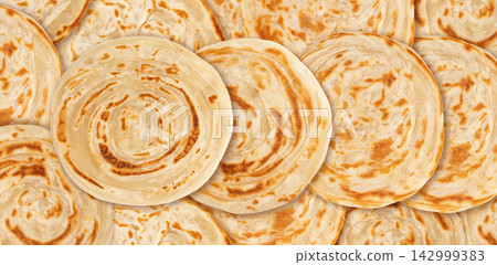 Kerala porotta known as paratha or parotta Kerala porotta known as paratha or parotta 142999383