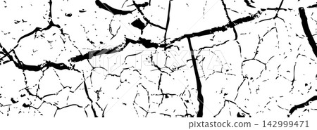 Grunge crack textured pattern, broken concrete wall background Grunge crack textured pattern, broken concrete wall background 142999471