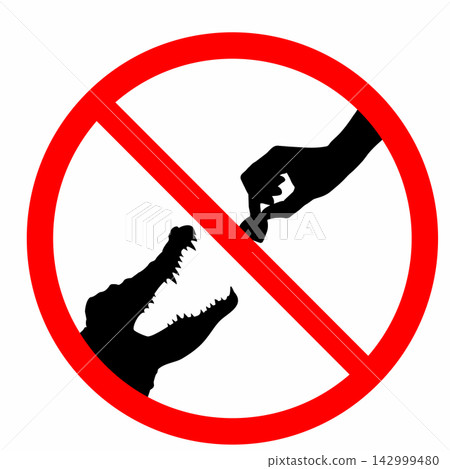 Do not feed the animals icon 142999480