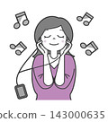 Woman 2 listening to music 143000635