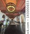 Resort hotel corridor 143000853