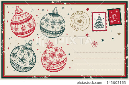 christmas, card, vector 143003163