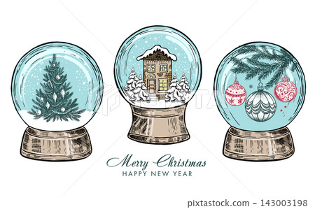 christmas, house, vector 143003198