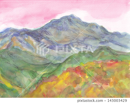 從虎山眺望栗駒山 143003429