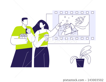 Going on a date isolated cartoon vector illustrations. Going on a date isolated cartoon vector illustrations. 143003502