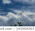 Flying refreshingly through the blue sky 143004263