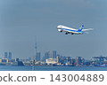 飛機起飛 飛機起飛 143004889