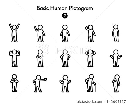 Stick Figure Pictogram Basic 2 Stick Figure Pictogram Basic 2 143005117