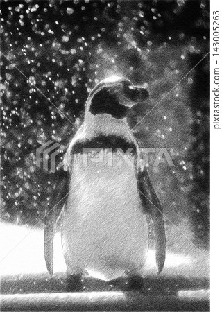 standing penguin standing penguin 143005263