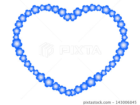 藍色的Nemophila Heart 143006845