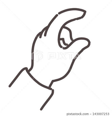 Finger heart hand sign (one-handed hand sign) Finger heart hand sign (one-handed hand sign) 143007253