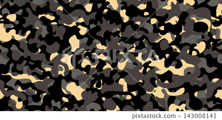 Camouflage pattern repeating background material Camouflage pattern repeating background material 143008141