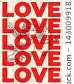vintage Valentines Day poster. Retro trendy romantic poster with cupid, Coquette wedding banner 143009918